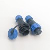 IP68 Connector SP13 Series Waterproof butt Connector 6 pin in line Female Plug & Male Socket straight With Waterproof Cover