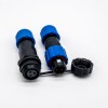 IP68 Connectors SP13 Series Waterproof butt Connector 3 pin in line Male Plug & Female Socket straight With Waterproof Cover