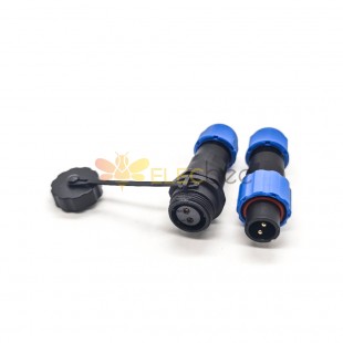 SP13 In line Cable Connector 2 Pin IP68 Male Female for LED