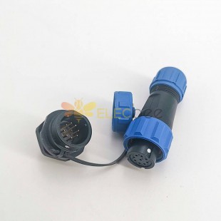 SP13 ip67 ip67 Female Plug & Male Socket 9pin aterproof Plastic Connector