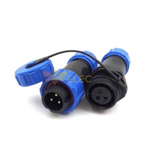 SP13 IP68 3 Pin Male Plug and Docking Socket Dustproof Circular Multipole IP68 Waterproof Connector