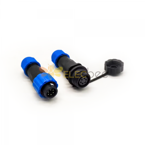 Waterproof Docking Connector Aviation Plug SP13 6 Pin Male Plug and Female Socket IP68 Cable Connector