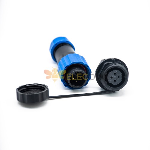 4 pin Waterproof Connector SP17 Series 4 pin Male Plug & Female Circular Socket Waterproof Connectors