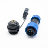 4 pin Waterproof Connector SP17 Series 4 pin Male Plug & Female Circular Socket Waterproof Connectors