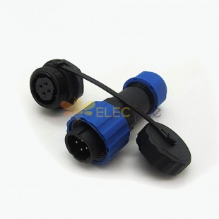 Aviation Connector SP17 Series Connector maschio Plug & FeMale Socket back mount SP17 4 pin Connector