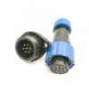 Aviation IP68 Connector SP17 Female Plug & Male Socket 2 hole flange panel mount SP17 7 pin Connector