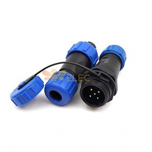 IP68 Power Connector 5 Pin SP17 Type Male Plug And Female Socket Industrial Connectors