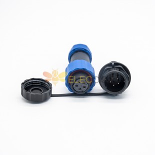 Outdoor Plastic Multipole Cable Connector IP68 SP17 5 Pin Waterproof Aviation Circular Connector
