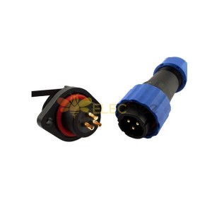 Outdoor Waterproof IP68 Power Connector 3 Pin SP17 Plug and Socket Aviation Electrical Connector