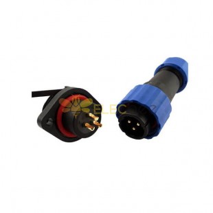 Водонепроницаемый воздушный электродный разъем SP17 3 Pin Plug and Socket с защитой IP68 для наружного применения