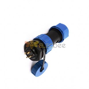 SP17 4Pin Waterproof IP68 Panel Mount Circular Aviation Cable Connector