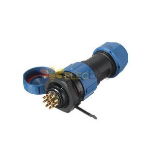 SP17 9 Pins Aviation Circular Cable Plug Socket Connectors IP68 Waterproof Rated