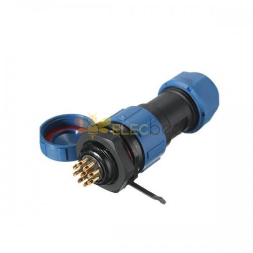 SP17 9 Pins Aviation Circular Cable Plug Plug Steckverbinder IP68 wasserdicht bewertet