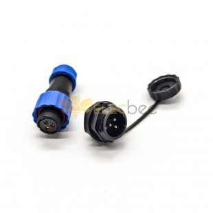 SP17 Series Connector Female Plug & Male Socket back mount SP17 3 pin Connector