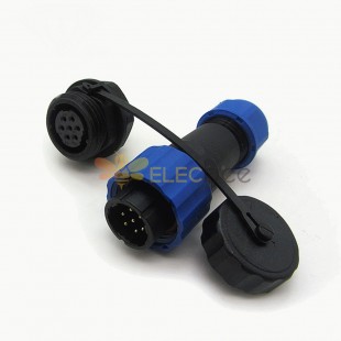 SP17 Series Connector mâle Plug & FeMale Socket back mount SP17 7 pin Connector