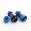 Conector impermeable a torú SP17 Series 3 pines macho Plug & Hembra Socket In-line Conectores impermeables a tonúcamas