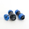 Conector impermeable a torú SP17 Series 5 pines macho Plug & Hembra Socket In-line Conectores impermeables a tonúcamas
