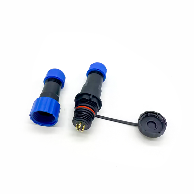 Conector de bumbum à prova d\'água SP17 Série 5 pinos Male Plug & Female Socket In-line Water-proof Butt Connectors