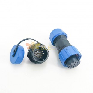 Elecbee 9 pin SP17 Serisi Kadın Plug & Erkek Dairesel Soket Su Geçirmez Konektörler
