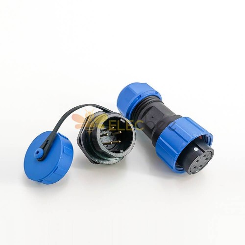 Elecbee Connector SP17 Série 5 pinos Plug Feminino & Conectores à prova d\'água da tomada circular masculina