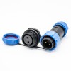 2-контактный водонепроницаемый кабельный разъем SP21, прямой штекер и розетка, переборка, водонепроницаемый пылезащитный разъем