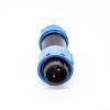 2-контактный водонепроницаемый кабельный разъем SP21, прямой штекер и розетка, переборка, водонепроницаемый пылезащитный разъем