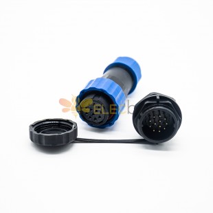 SP21 Connector IP68 Waterproof Connetor In-line Male and Female SP21-12 Pins Connector
