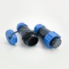 SP21 Male Connector IP68 Waterproof Connetor 9 pin In-line Female Plug & Male Socket SP21-9 Pins Connector