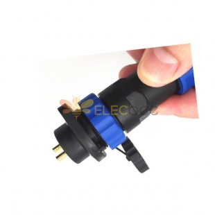Waterproof Circular Connector SP 21mm Ip67 Cable Connector 9 Pin
