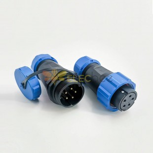 Разъем Elecbee SP 21 IP68, водонепроницаемый разъем, 5-контактный линейный штекер и штекер SP21-5-контактный разъем