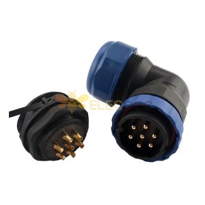 12 Pin Circular Connector Plug Socket Wire Connector for Lights