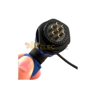 9 контактный кабельный разъем SP29 серии водонепроницаемый разъем