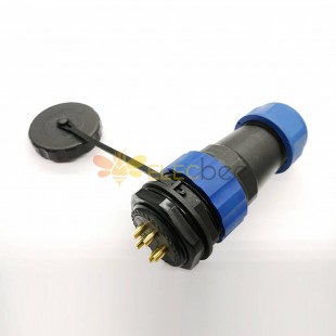 Connecteurs IP68 SP29 5Pin Plug Straight & Socket Rear-nut Mount