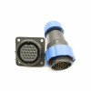 방수 Connetor SP29 24Pin 항공 연결관 똑바른 Plug&Socket 4 구멍 플랜지