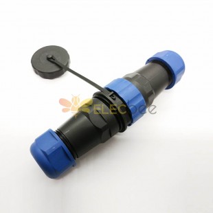 Waterproof Plug SP29 12 pin Straight Plug&Socket In-Line Type