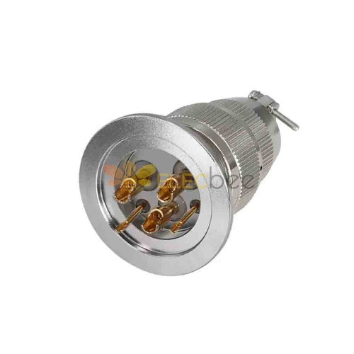 Sealed Aviation Connector KF2505 5 Pin Glass Sealed Male and Female Plugs for Vacuum Connection