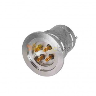 Sealed Aviation Connector KF4004(50A) 4 Pin Glass Sealed Male and Female Plugs for Vacuum Connection