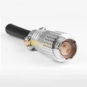 TP12 2-poliger Stecker Aviation Plug Male Round Solder Connector für Kabel