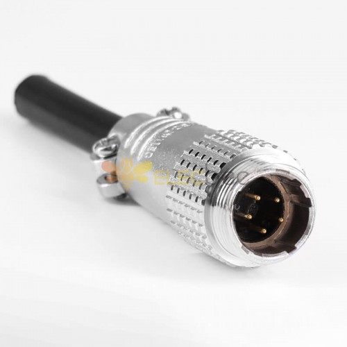 TP12 5-poliger Stecker Aviation Plug Male Round Solder Connector für Kabel