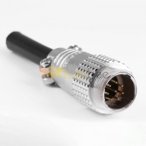 TP12 8-poliger Stecker Aviation Plug Male Round Solder Connector für Kabel