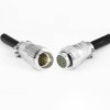 19 Pin Plug Male and Female Docking Cable Connector TP24 Straight Cable Plug