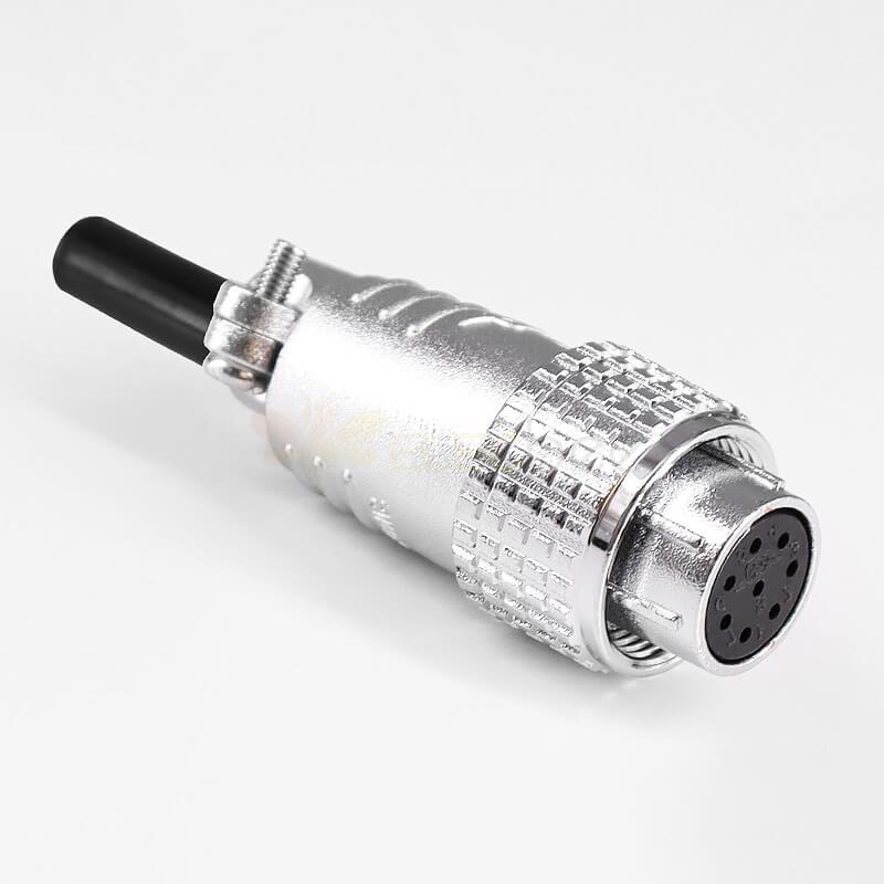 TP16 8 Pin Metal Aviation Connector Panel Mount Male Female Socket Plug Wire Cable Connector