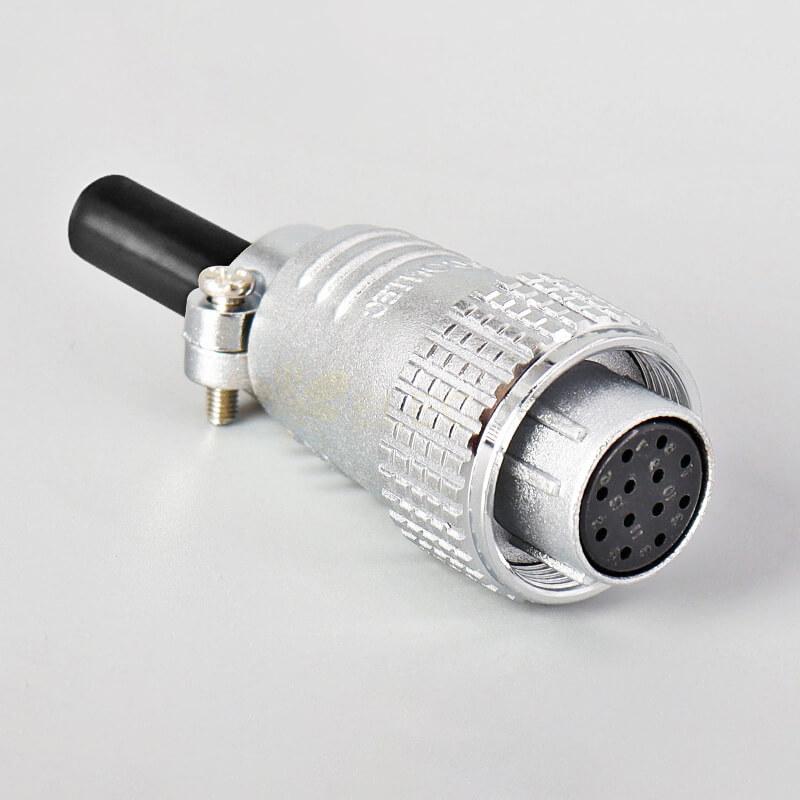 TP20 12 Pin Aviation Connector Metal Panel Mount Male Female Socket Plug Wire Cable Connector