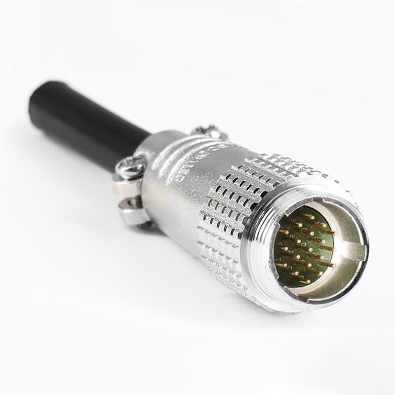 19-контактный штекер, штекер и гнездо, разъем для стыковочного кабеля, прямой кабельный штекер TP24