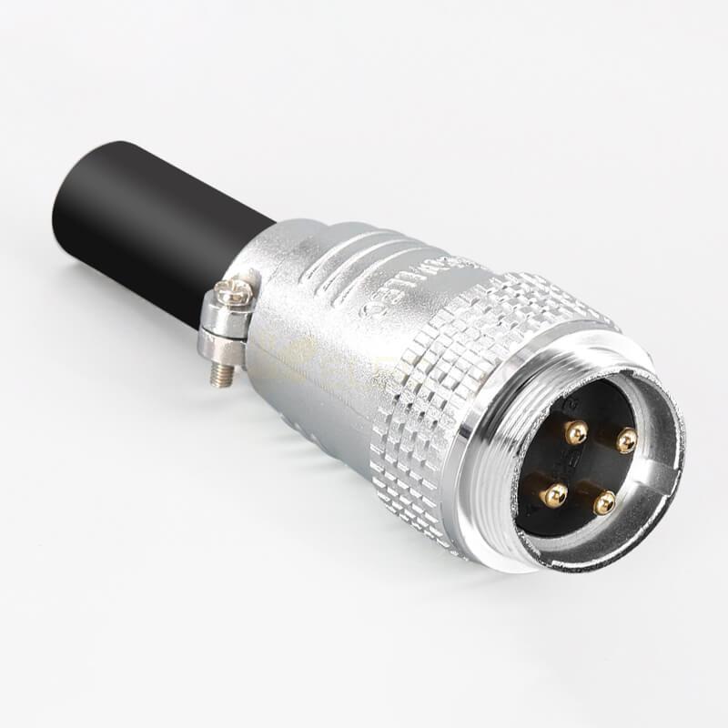 TP28 4 Pin Male und Female Aviation Connector Docking Cable Connector Gerader Kabelstecker