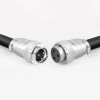 Male and Female TP28 3 Core Aviation Connector Straight Metal Wiring Aviation Plug