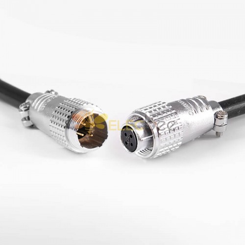 TP16 4 Pin Aviation Connector Male and Female Docking Cable Connector Straight Cable Plug