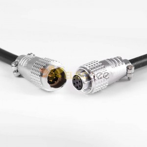 TP16 7 Pimli Fiş Erkek ve Dişi Bağlantı Kablosu Konnektörü Düz Kablo Fişi