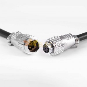 TP20 7 Pimli Erkek ve Dişi Bağlantı Kablosu Konnektörü Düz Kablo Fişi