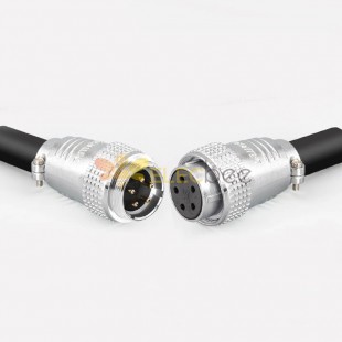 TP28 5-контактный мужской и женский стыковочный кабельный разъем прямой металлический круглый разъем